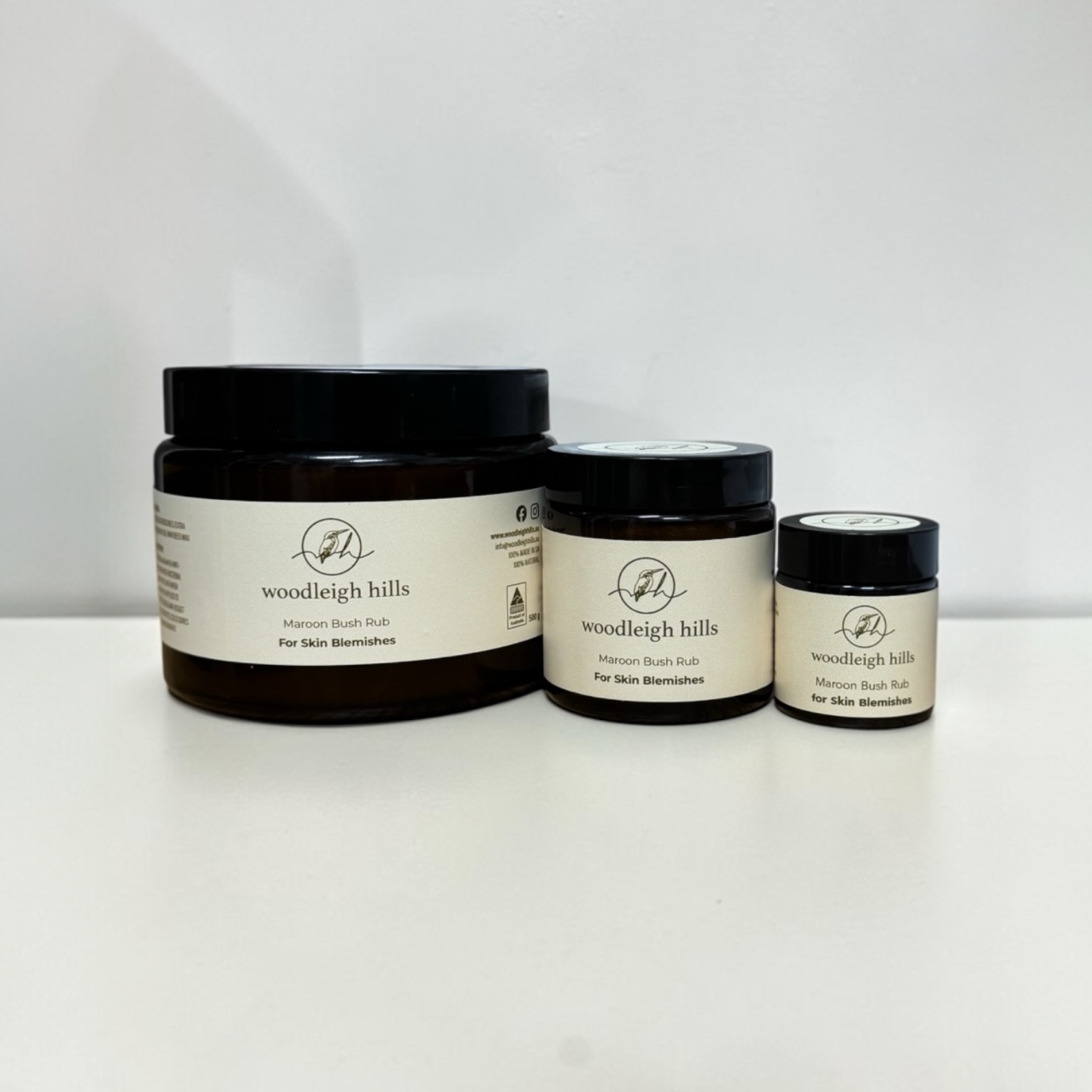 MAROON BUSH RUB - SKIN BLEMISHES